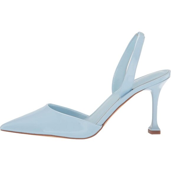 Marc Fisher Womens Waterfall Blue Leather Closed Pointed Toe Hadya Pumps Shoes - Picture 8 of 8